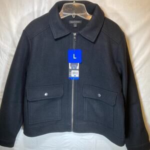 Banana Republic Women's Full Zip Jacket, Black, Large